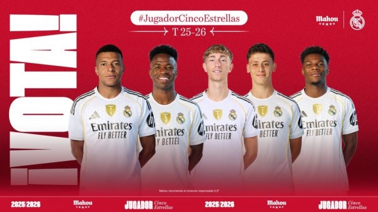 开云体育-皇马八月最佳球员揭晓：姆巴佩领衔，维尼修斯等四人入选